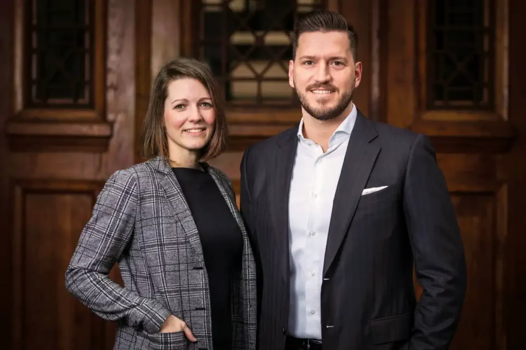 Linda Riemer und Peter Leuschner, Inhaber von LR immobilien
